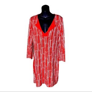 Diane Von Furstenberg Silk Jersey Long Sleeve Dress